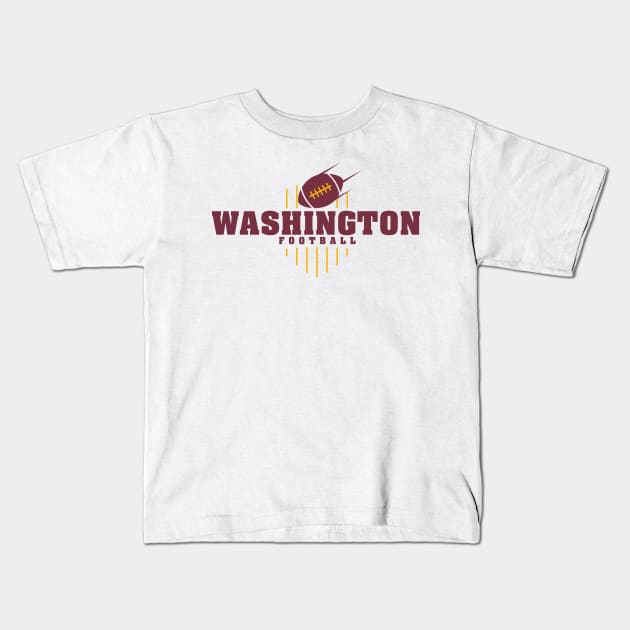 Washington Football Team Color Kids T-Shirt by Toogoo